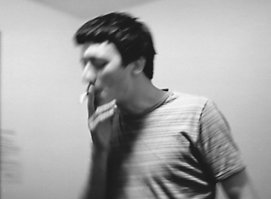 Graham, with a cigarette