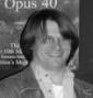 Dave Fridmann, in front of an Opus 40 poster